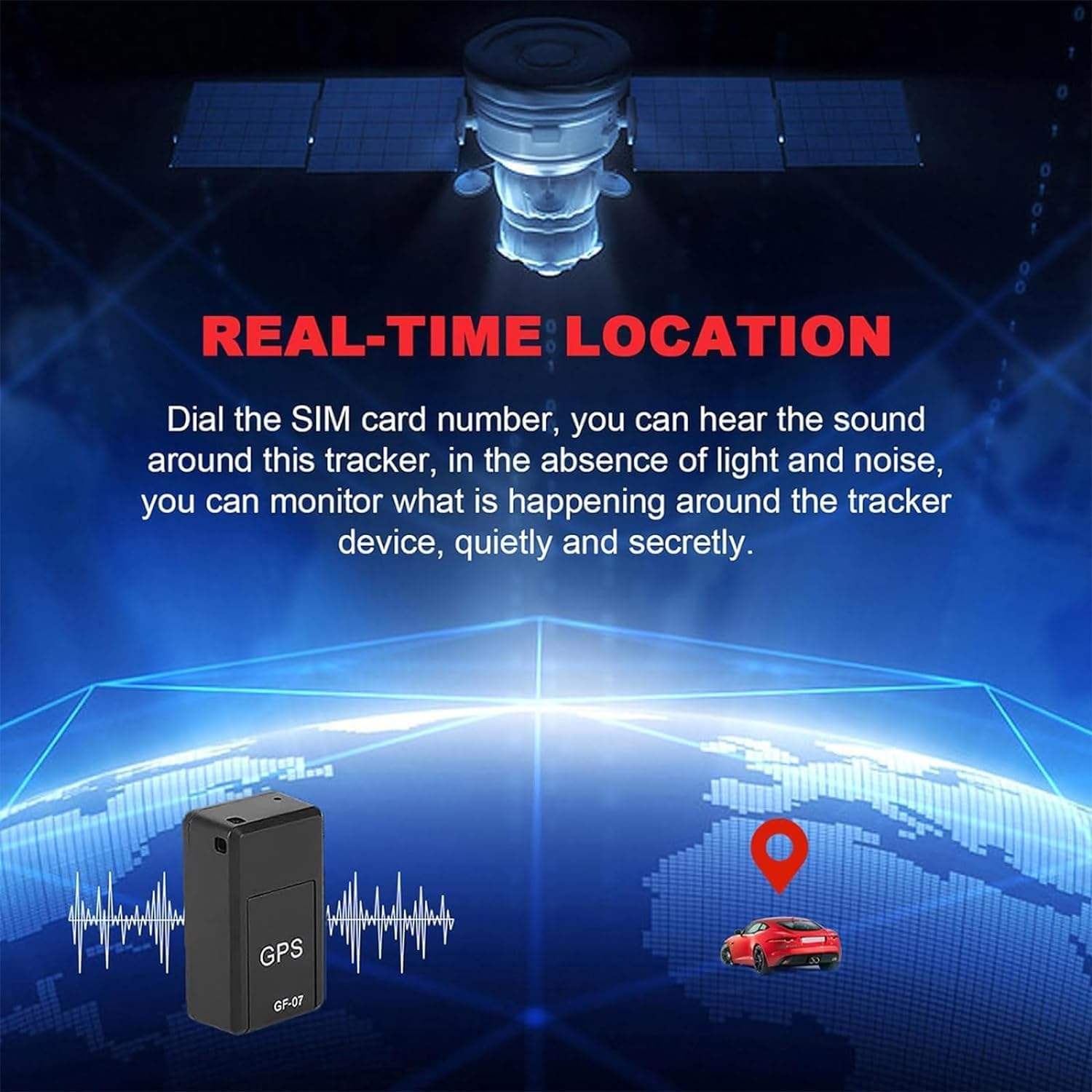 Mini Plastic GPS Tracker GPS Navigation Real-Time Tracking LBS Magnetic Design Long Standby SOS Emergency Call App Control World